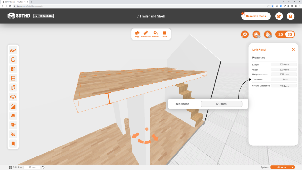 Loft Thickness